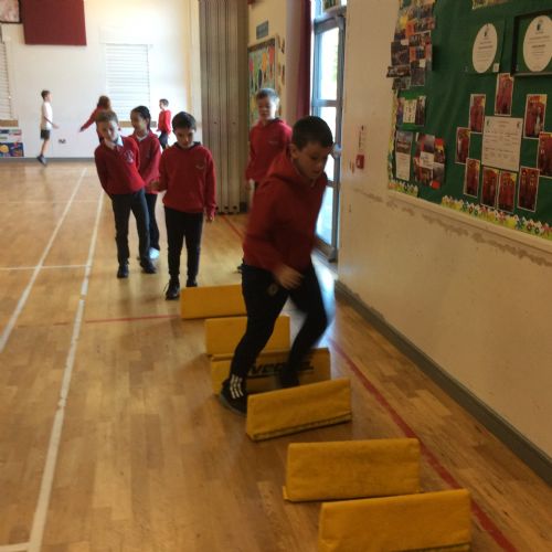 First PE lesson of P6